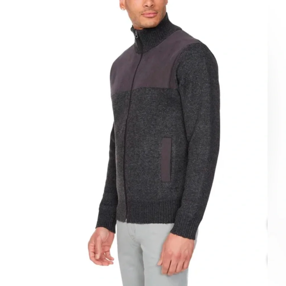 IZOD Men's Full Zip Sweater, Size S
